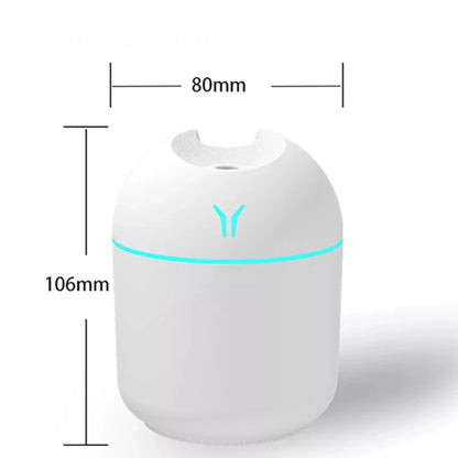 250ML Mini Aroma Oil Diffuser USB Essential Oil Atomizer Electric Air Humidifier With LED Night Lamp
