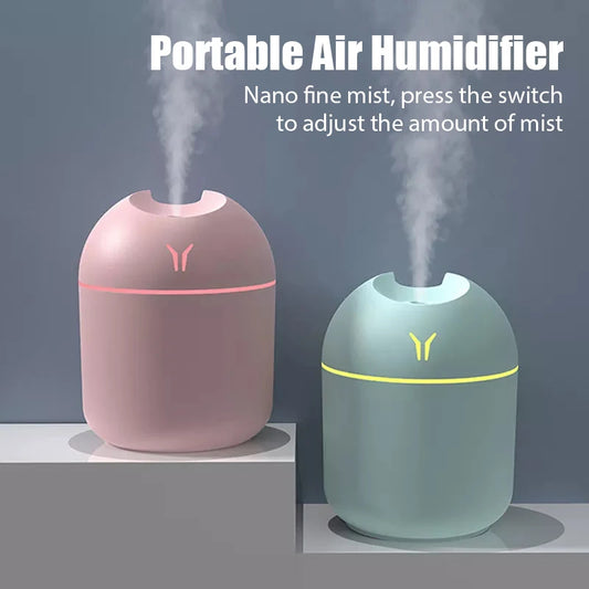 250ML Mini Aroma Oil Diffuser USB Essential Oil Atomizer Electric Air Humidifier With LED Night Lamp