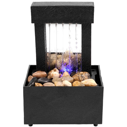 Fuente Decorativa de Mesa - Cascada Relajante para Hogar y Oficina
